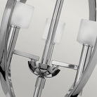 Mondo Polished Chrome 3 Light Chandelier by Quintiesse