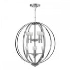 Mondo Polished Chrome 8 Light Chandelier by Quintiesse