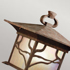 Morris Pedestal Lantern Post Light Distressed Copper by Quintiesse
