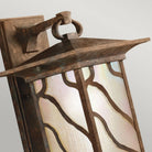 Morris Large Lantern Wall Light Distressed Copper by Quintiesse
