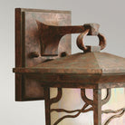 Morris Small Lantern Wall Light Distressed Copper by Quintiesse