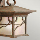 Morris Small Lantern Wall Light Distressed Copper by Quintiesse