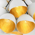 Nula Shell White & Gold Cluster Pendant Light by Quintiesse