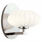 Pim Polished Chrome Wall Light by Quintiesse