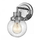 Poppy Polished Chrome Wall Light by Quintiesse
