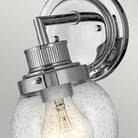 Poppy Polished Chrome Wall Light by Quintiesse
