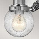 Poppy Polished Chrome Wall Light by Quintiesse