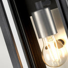 Sutcliffe Aged Zinc Lantern Wall Light by Quintiesse