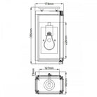 Sutcliffe Aged Zinc Lantern Wall Light by Quintiesse