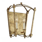 Thayer Antique Gold 2 Light Wall Light by Quintiesse