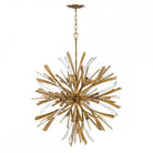 Vida Large Burnished Gold Chandelier by Quintiesse