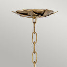 Vida Large Burnished Gold Chandelier by Quintiesse
