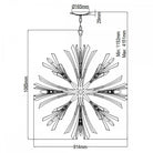 Vida Large Burnished Gold Chandelier by Quintiesse