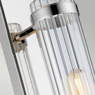 Wellington Polished Chrome Single Wall Light by Quintiesse