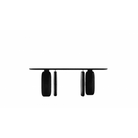 Underline Black Oak Dining Table by Tommy Franks