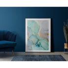 Aqua Turquoise Vermeil Print by Liang & Eimil
