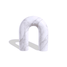 Arc White Marble Sculpture by Liang & Eimil