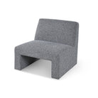 Arnot Speckle Grey Chenille Fabric Occasional Chair by Liang & Eimil