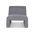 Arnot Speckle Grey Chenille Fabric Occasional Chair by Liang & Eimil