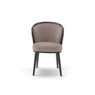 Bahamas Ash Wood & Megan Mink Fabric Dining Chair by Liang & Eimil