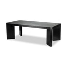 Baltimore Black Ash Wood & Glass Dining Table by Liang & Eimil