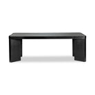Baltimore Black Ash Wood & Glass Dining Table by Liang & Eimil