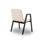 Benson Ash Wood & Boucle Sand Fabric Dining Chair by Liang & Eimil