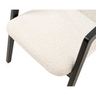 Benson Ash Wood & Boucle Sand Fabric Dining Chair by Liang & Eimil