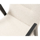 Benson Ash Wood & Boucle Sand Fabric Dining Chair by Liang & Eimil