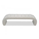 Coppola Boucle Sand Fabric Bench Seat by Liang & Eimil