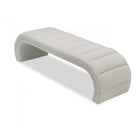 Coppola Boucle Sand Fabric Bench Seat by Liang & Eimil