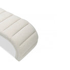 Coppola Boucle Sand Fabric Bench Seat by Liang & Eimil