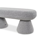 Cusco Solo Black Fabric Bench Seat by Liang & Eimil