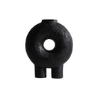 Dane Black Resin Vase by Liang & Eimil
