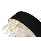 Dumas Black & Chrome Glass Ceiling Pendant Light by Liang & Eimil