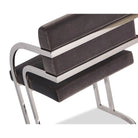 Dylan Gainsborough Nickel Grey Velvet & Stainless Steel Dining Chair by Liang & Eimil