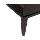 Ella Wenge Oak Wood Polished Chrome Bedside Table by Liang & Eimil