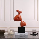 Ellia Red & Black Resin Sculpture by Liang & Eimil