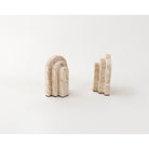 Empire Beige Marble Bookends by Liang & Eimil