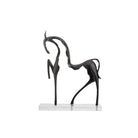 Equus White & Black Blackened Steel & Acrylic Sculpture by Liang & Eimil