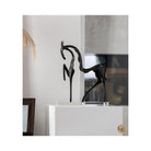 Equus White & Black Blackened Steel & Acrylic Sculpture by Liang & Eimil