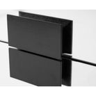 Etna Wenge Wood & Mirrored Bedside Table by Liang & Eimil