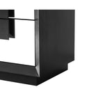 Etna Wenge Wood & Mirrored Bedside Table by Liang & Eimil