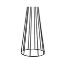 Faro Matt Black & White Linen Floor Lamp by Liang & Eimil