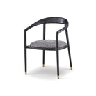 Fluid Ash Wood & Clover Grey Fabric Dining Chair by Liang & Eimil