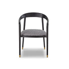 Fluid Ash Wood & Clover Grey Fabric Dining Chair by Liang & Eimil