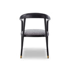 Fluid Ash Wood & Clover Grey Fabric Dining Chair by Liang & Eimil