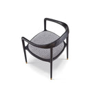 Fluid Ash Wood & Clover Grey Fabric Dining Chair by Liang & Eimil