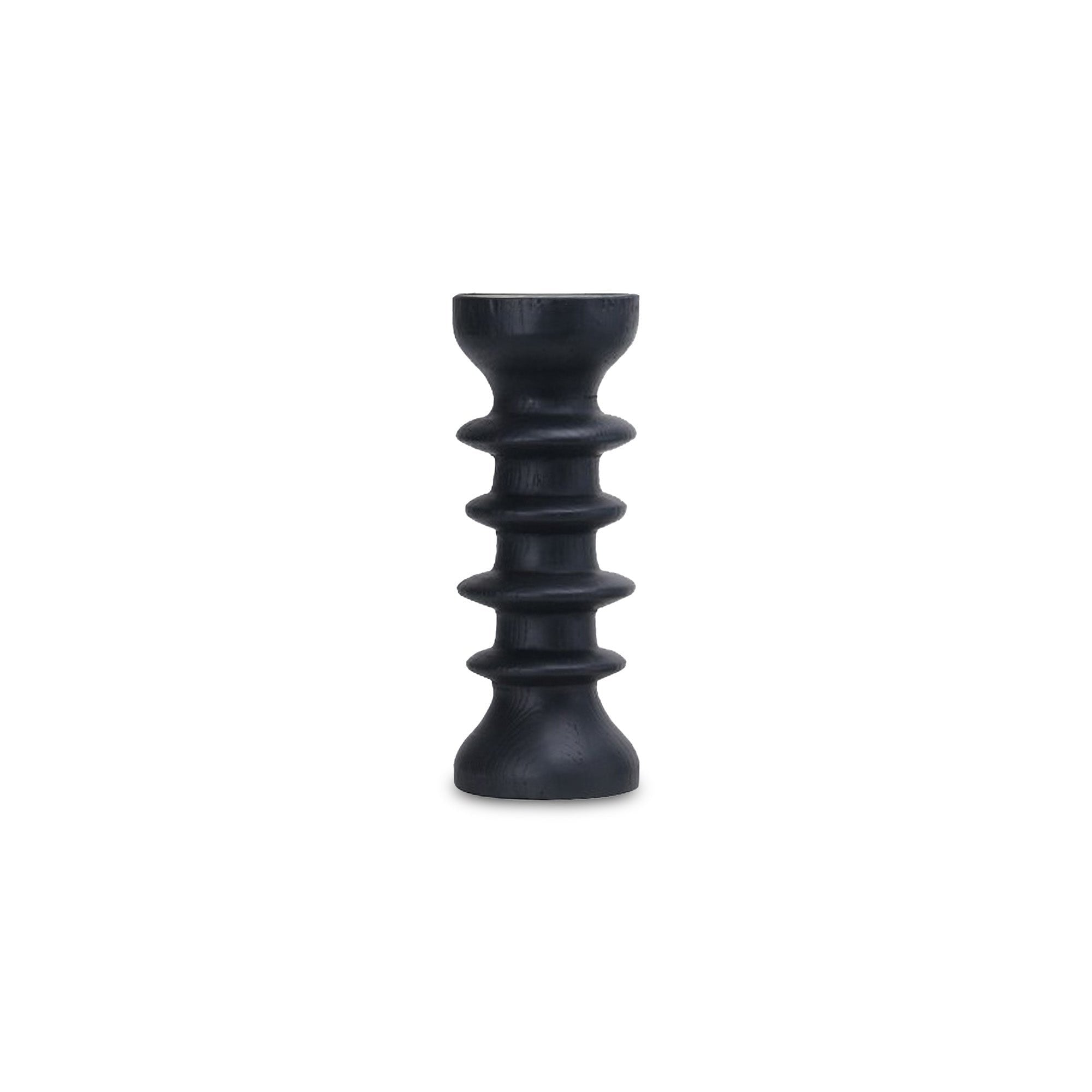 Genaro Black Candle Holder by Liang & Eimil