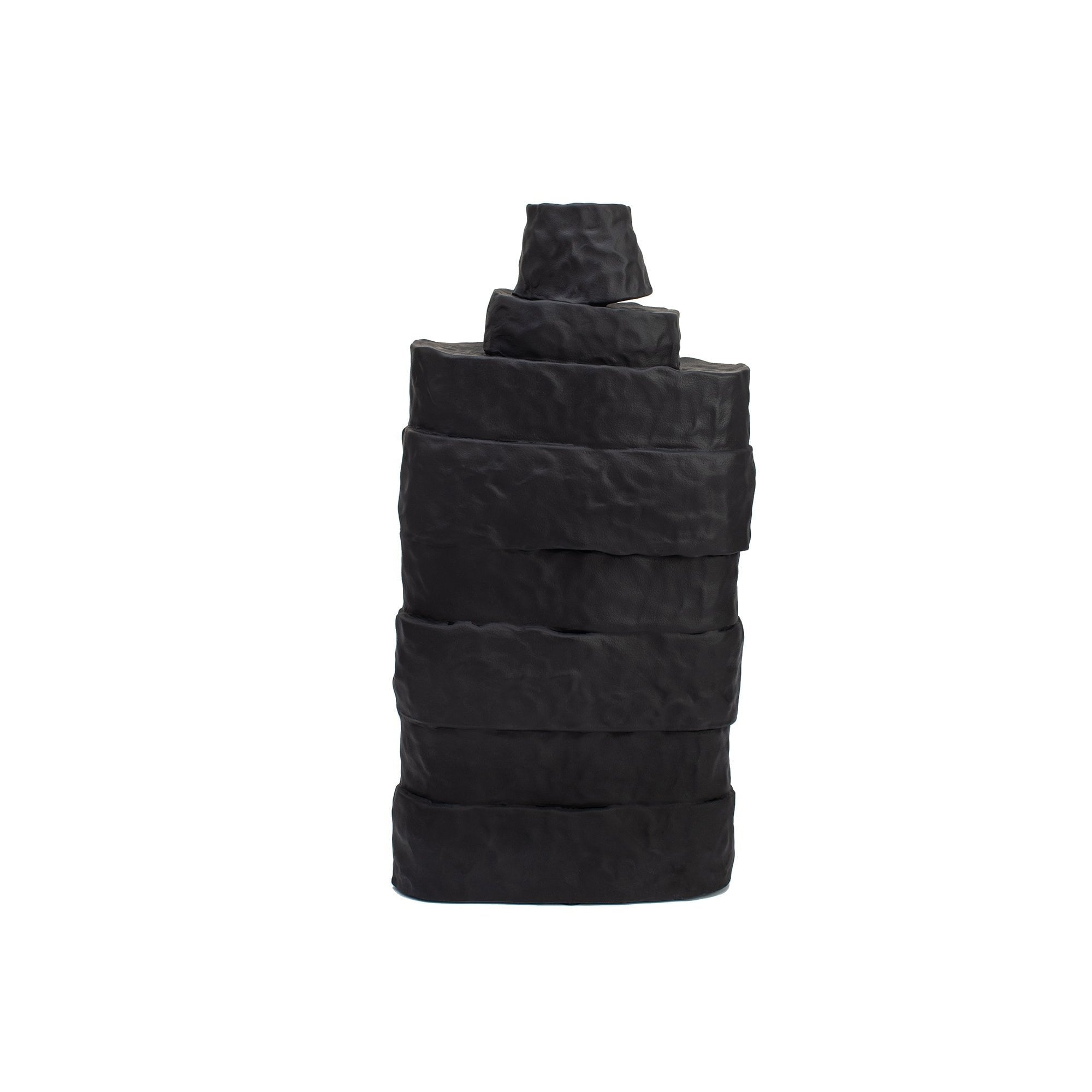 Girton Large Black Ceramic Vase by Liang & Eimil